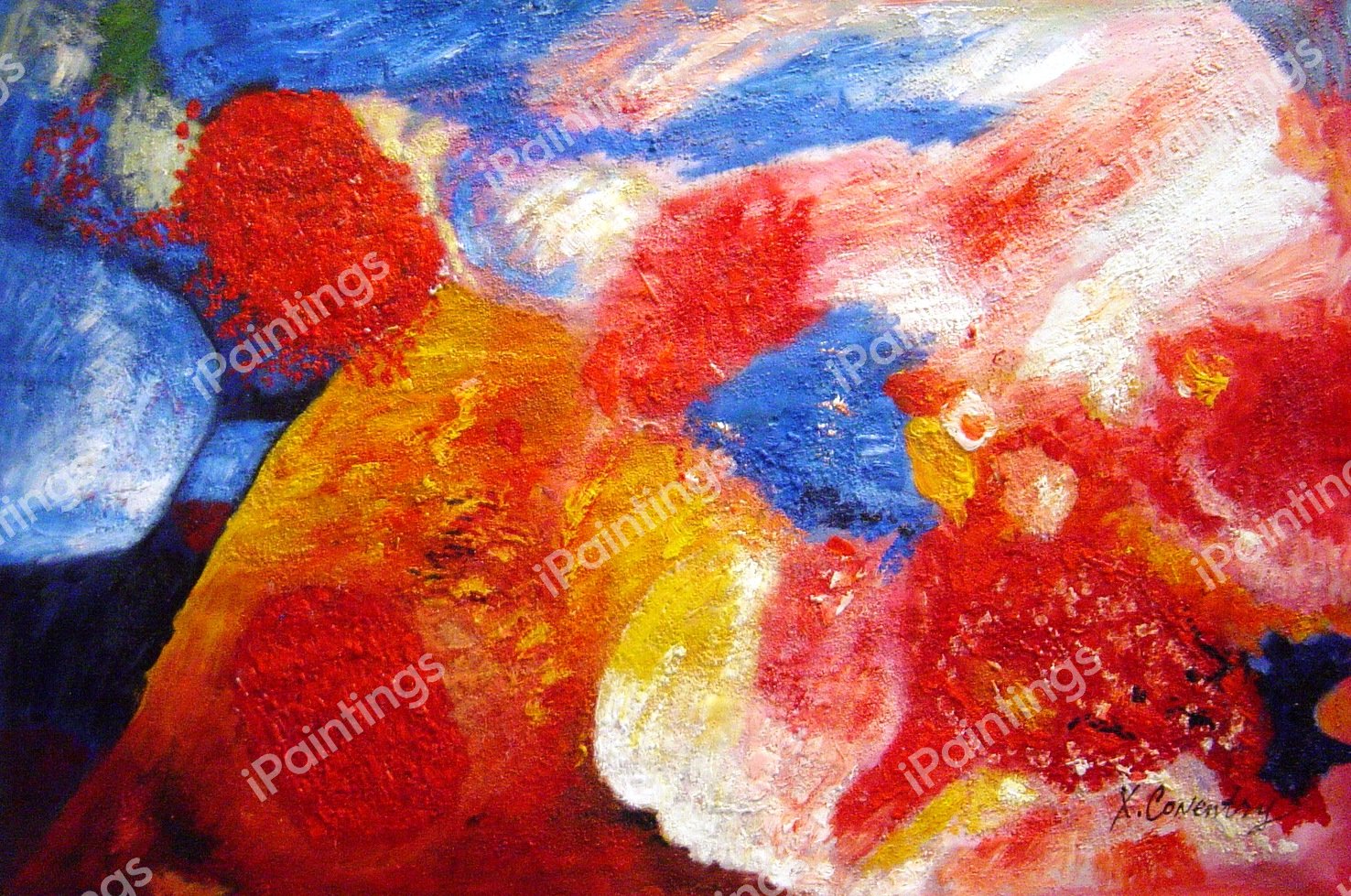 The Bold Splash Of Color. The painting by Our Originals