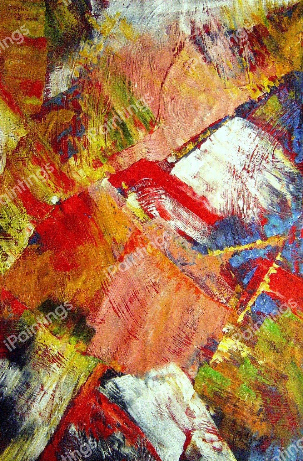 The Daring And Beautiful Abstract. The painting by Our Originals