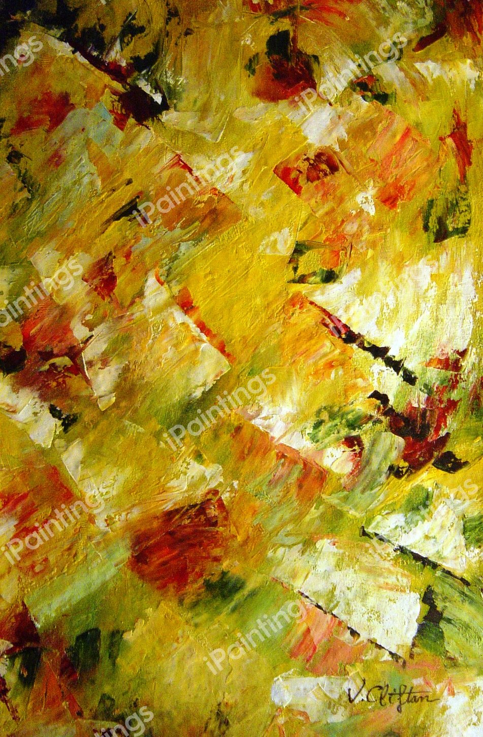 The Yellow Glory. The painting by Our Originals