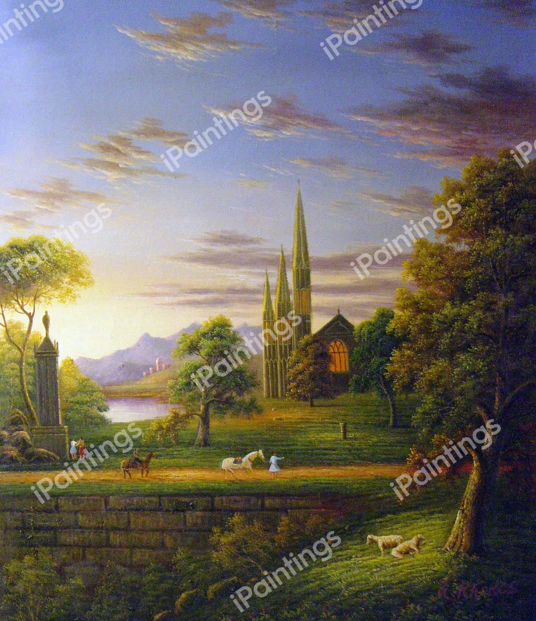 Return. The painting by Thomas Cole