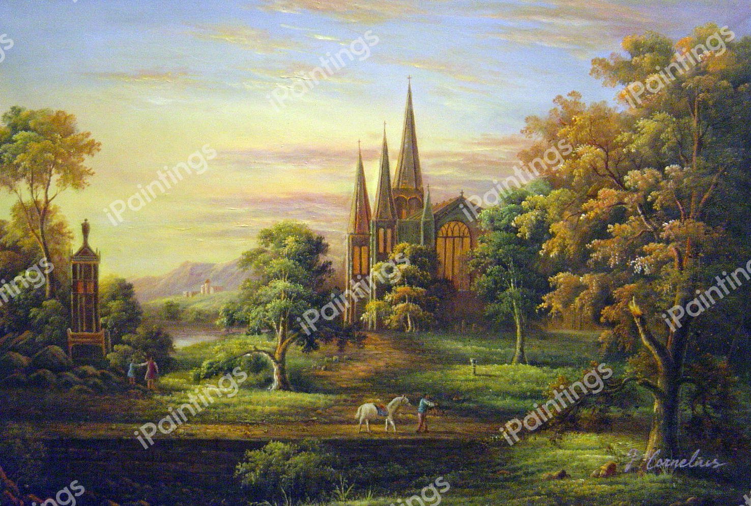 The Return. The painting by Thomas Cole