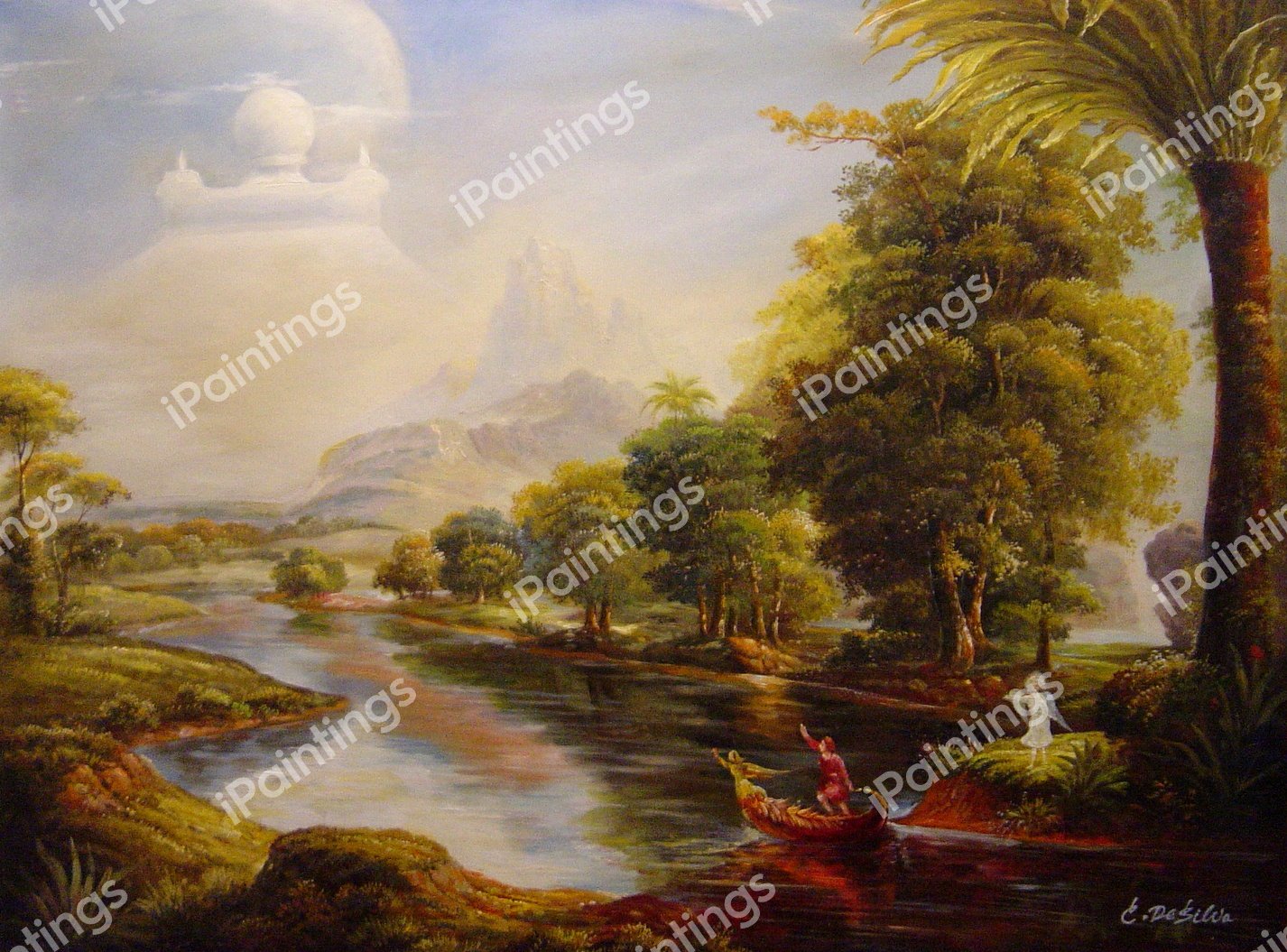The Voyage of Life - Youth. The painting by Thomas Cole