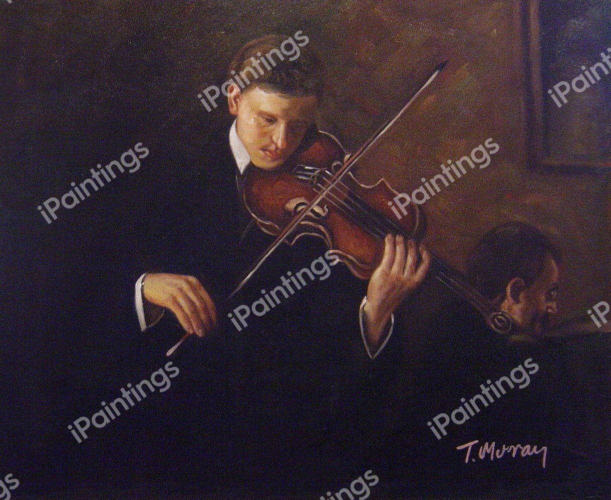 Music. The painting by Thomas Eakins