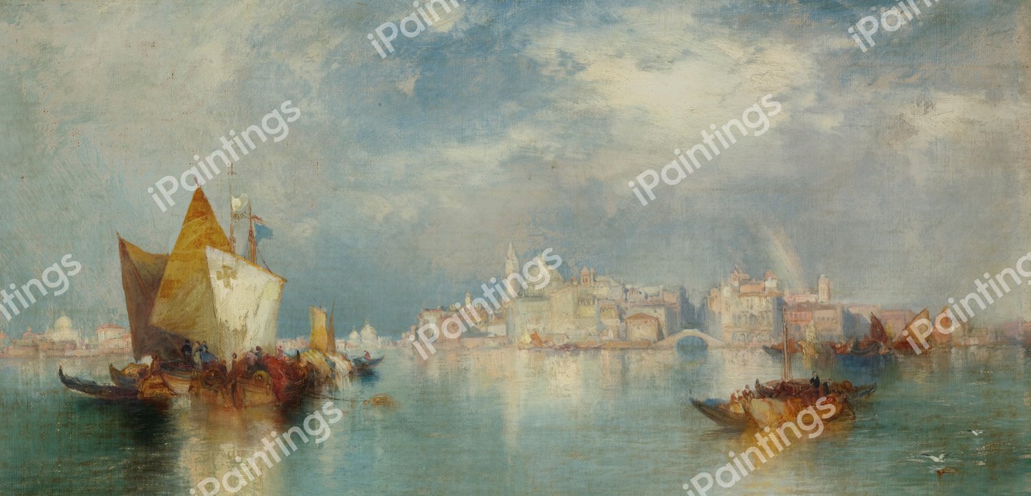 Venice. The painting by Thomas Moran