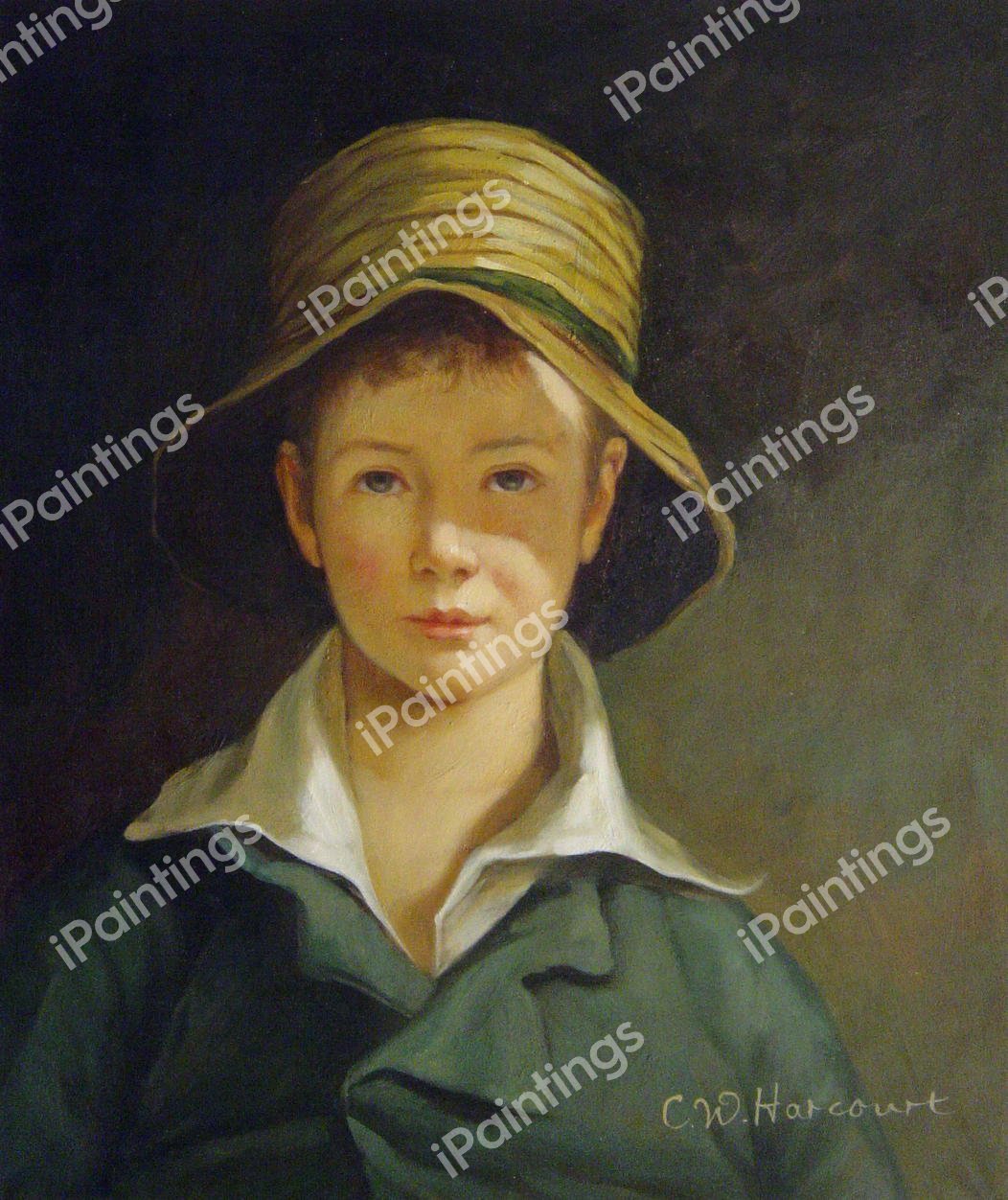 A Torn Hat. The painting by Thomas Sully