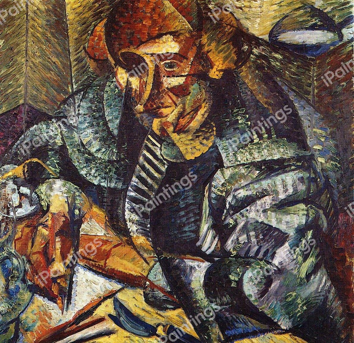 The Antigraceful. The painting by Umberto Boccioni