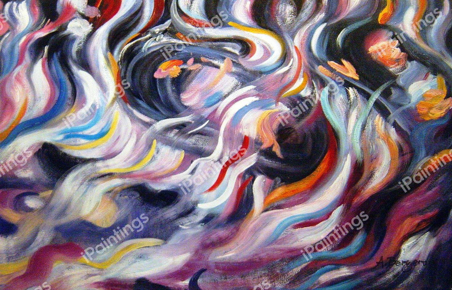 Uncertainties I, The Farewells. The painting by Umberto Boccioni