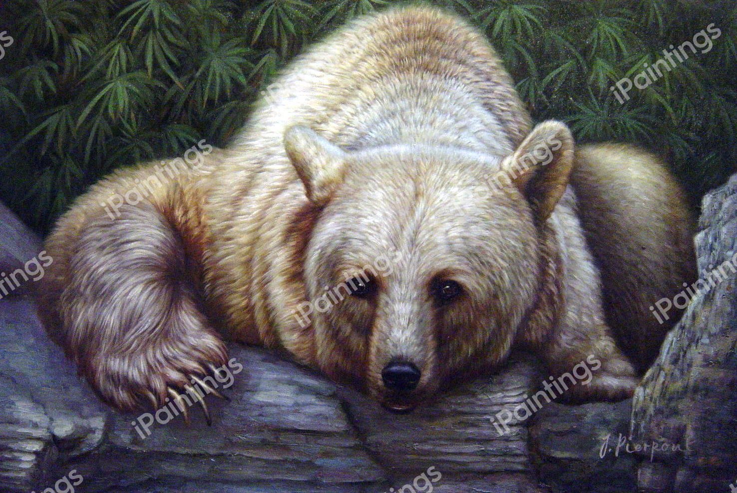 Unbearably Bored. The painting by Our Originals