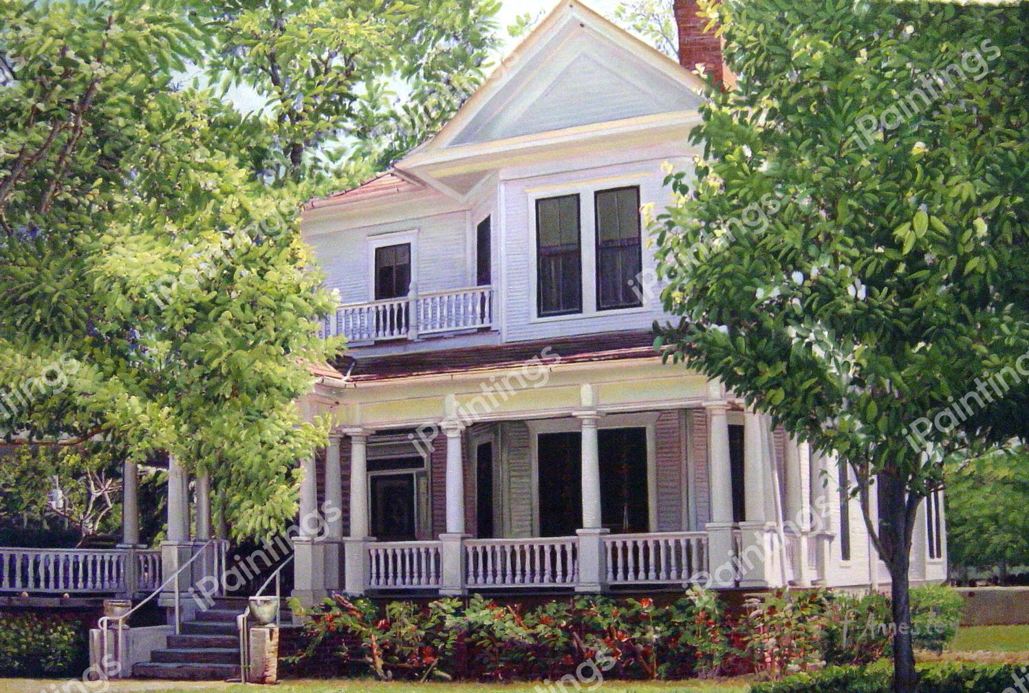 Victorian House. The painting by Our Originals