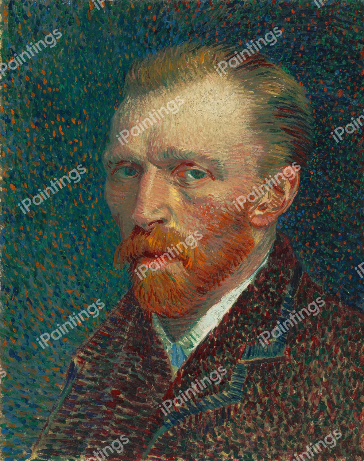 A Self Portrait, Van Gogh 1. The painting by Vincent Van Gogh