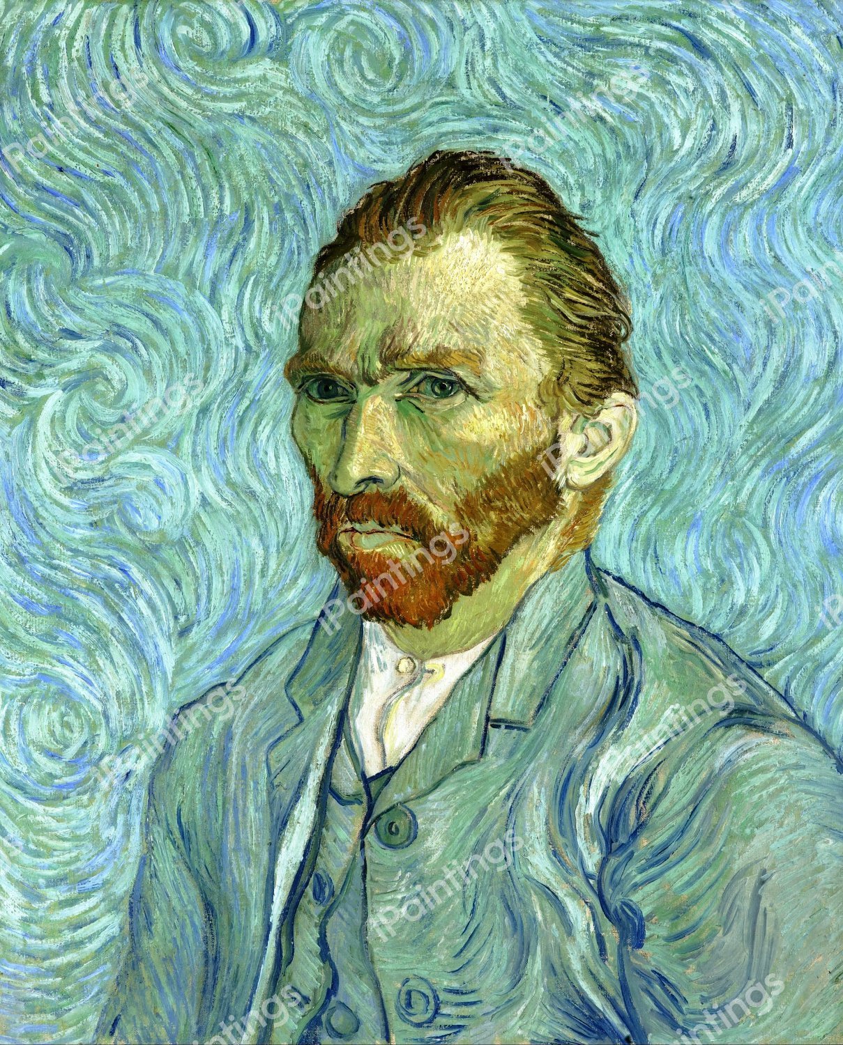 A Self-Portrait, Van Gogh 2. The painting by Vincent Van Gogh