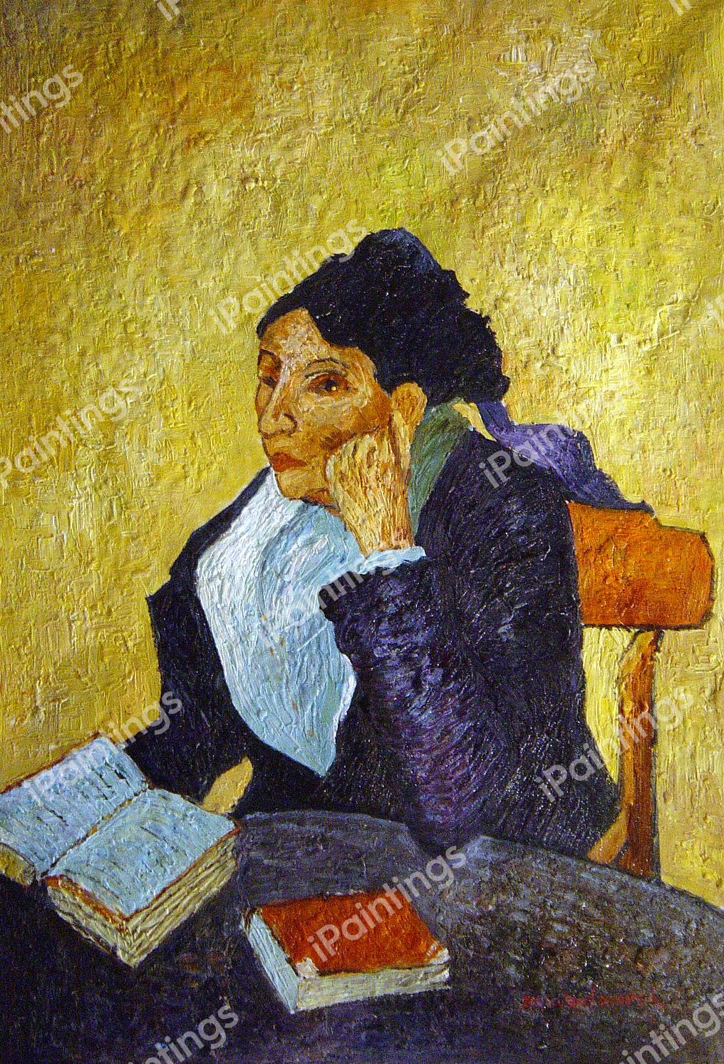 L'Arlesienne Painting by Vincent Van Gogh Reproduction | iPaintings.com