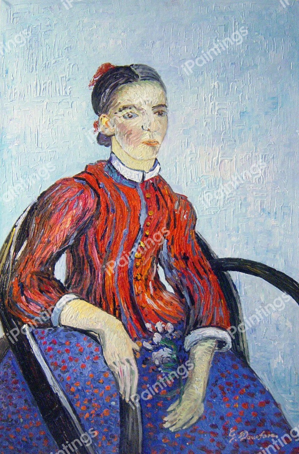 La Mousme. The painting by Vincent Van Gogh