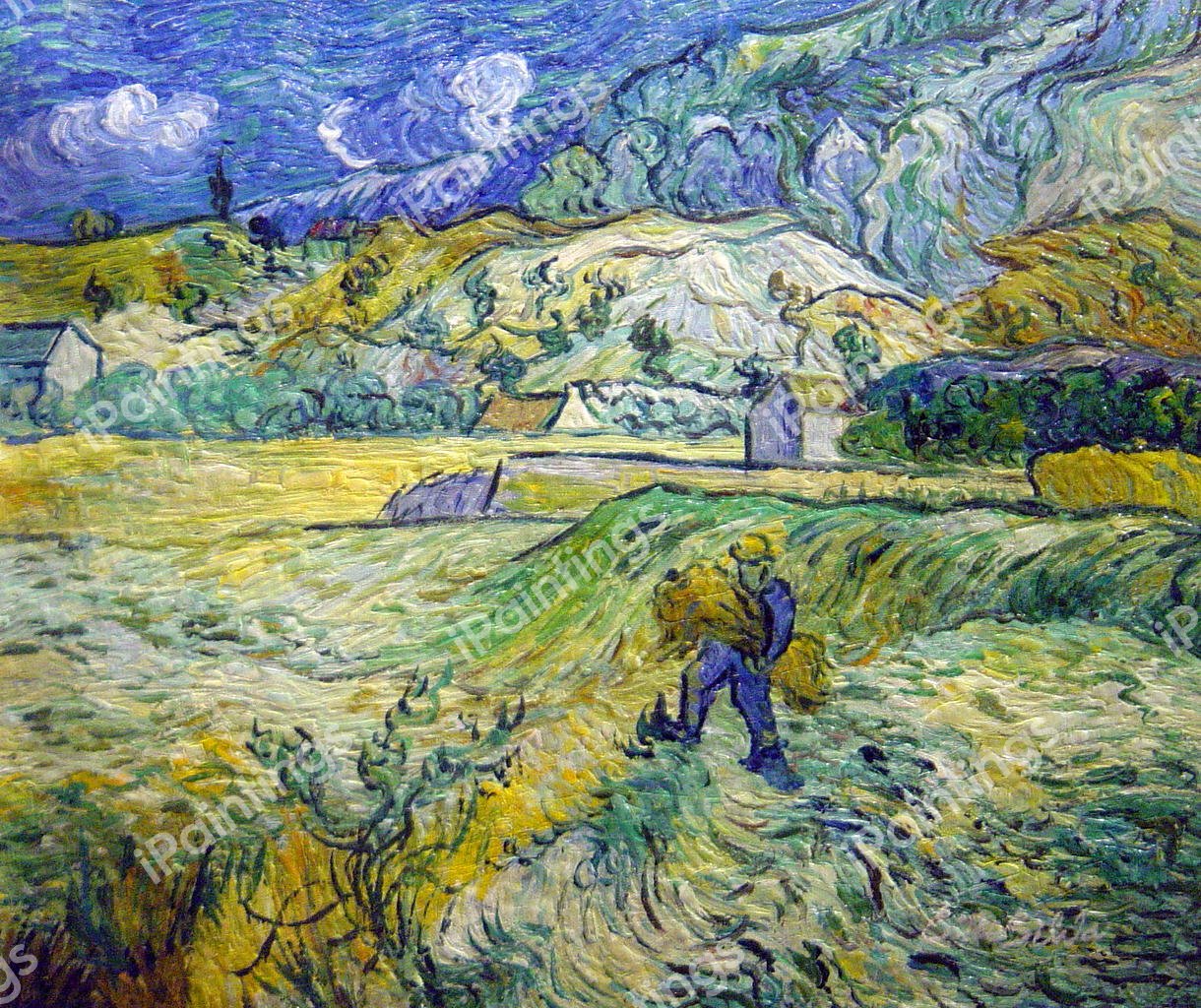 Landscape At Saint Remy Painting By Vincent Van Gogh Reproduction IPaintings Com