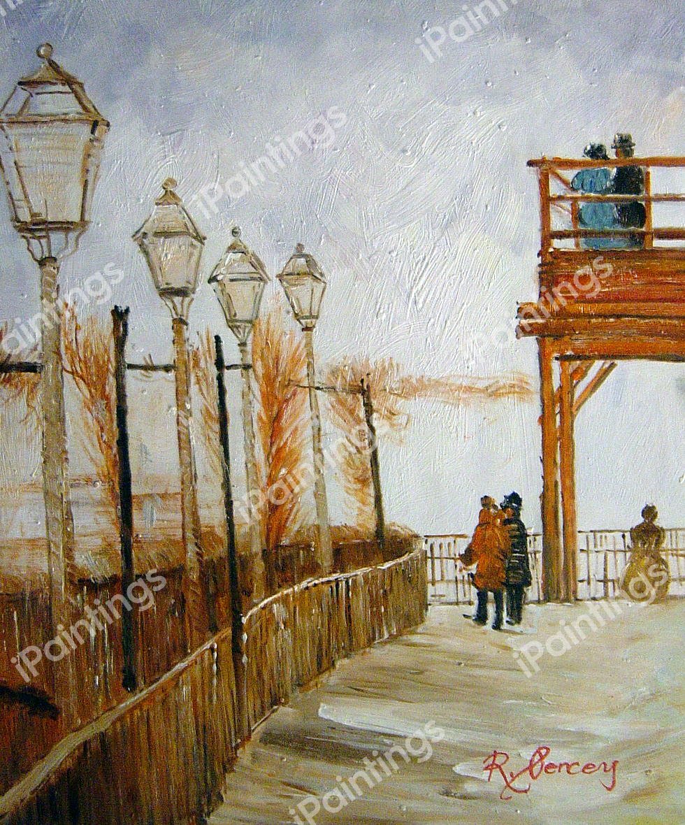 Montmartre. The painting by Vincent Van Gogh