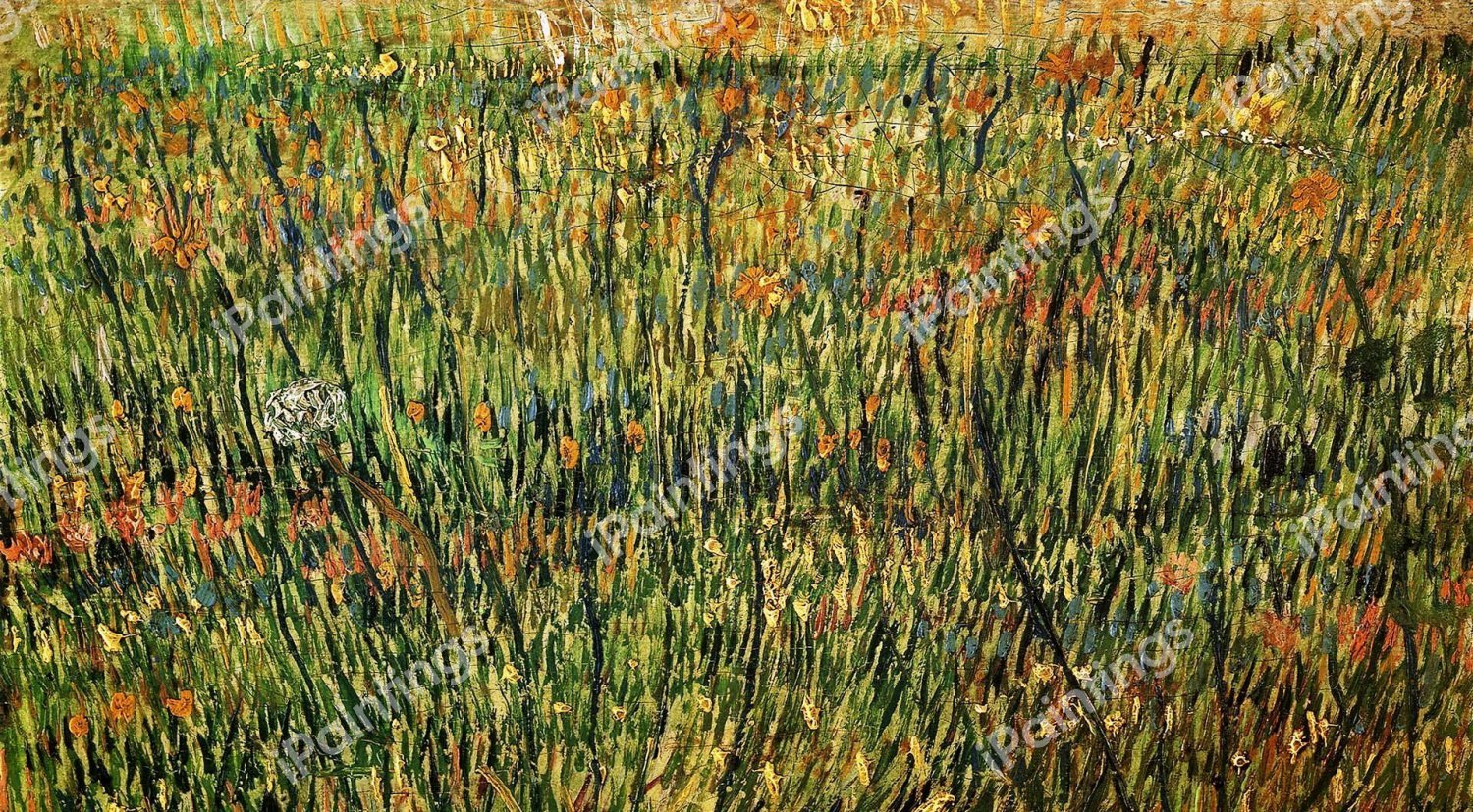 Patch of Grass 2. The painting by Vincent Van Gogh