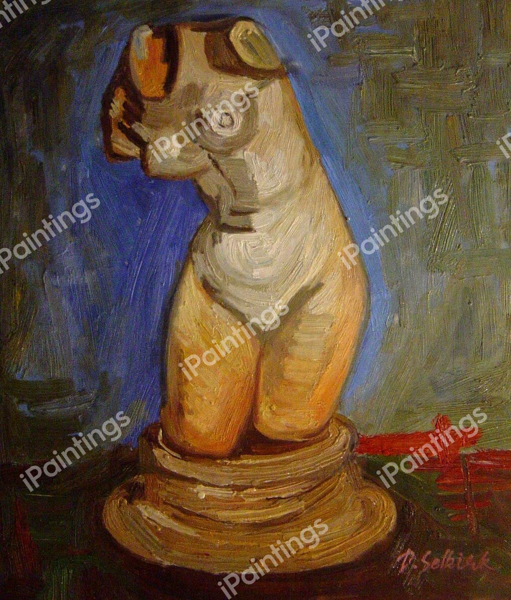 Plaster Statuette Of A Female Torso. The painting by Vincent Van Gogh