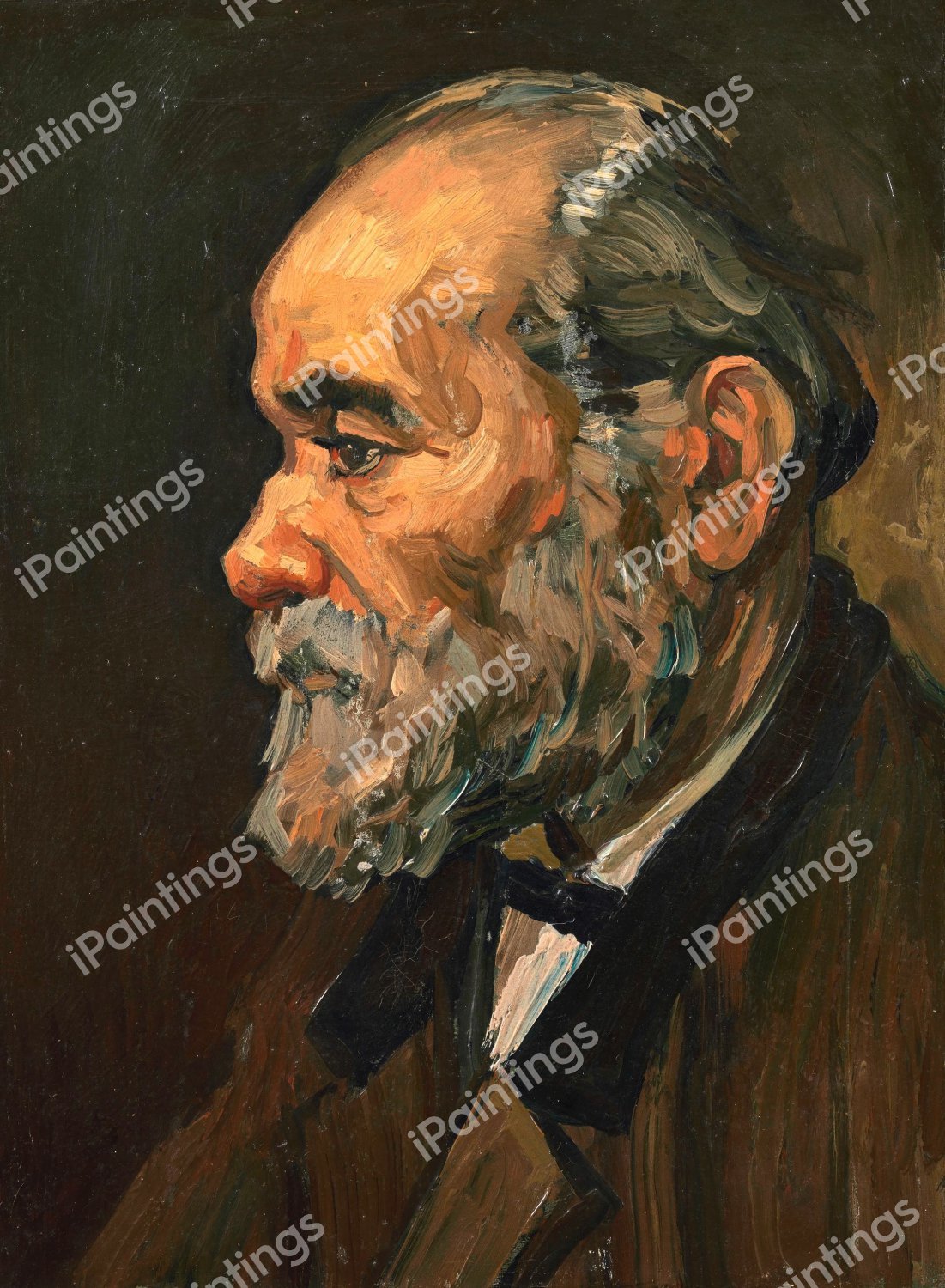 Portrait of an Old Man. The painting by Vincent Van Gogh