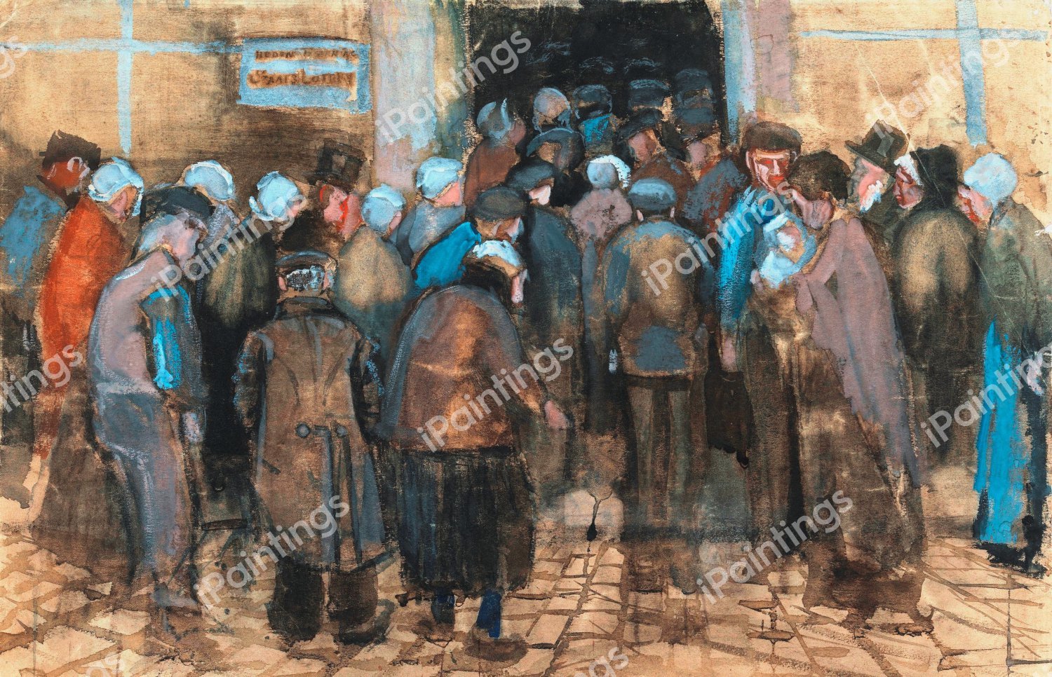 State Lottery Office. The painting by Vincent Van Gogh