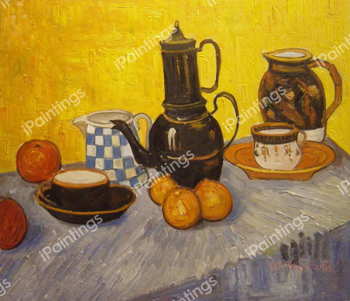 Still Life With Coffeepot. The painting by Vincent Van Gogh