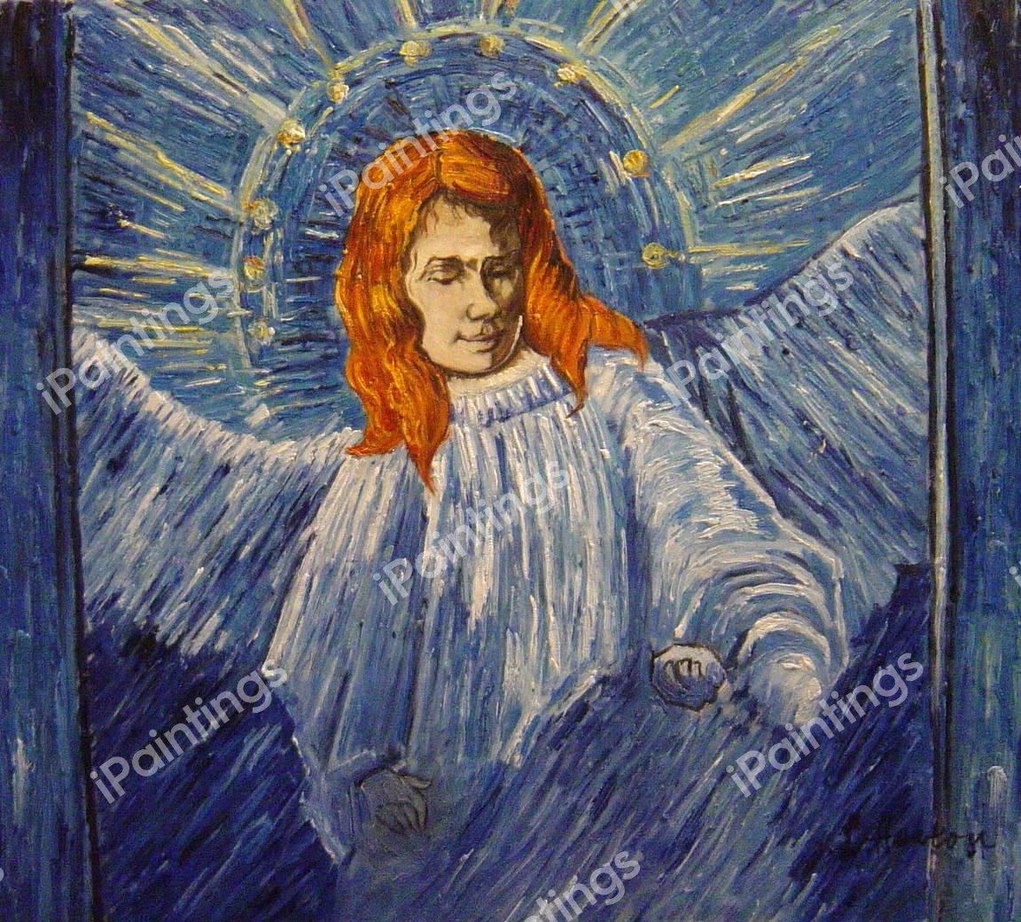 The Angel. The painting by Vincent Van Gogh