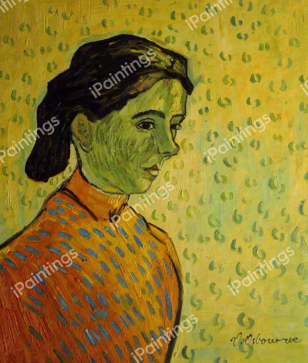 The Little Arlesienne. The painting by Vincent Van Gogh
