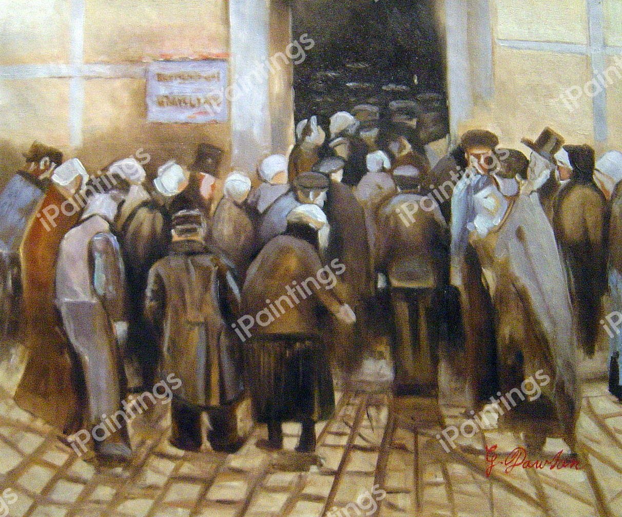 The State Lottery Office. The painting by Vincent Van Gogh