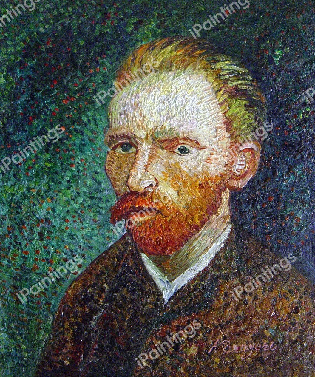 Van Gogh Self Portrait. The painting by Vincent Van Gogh