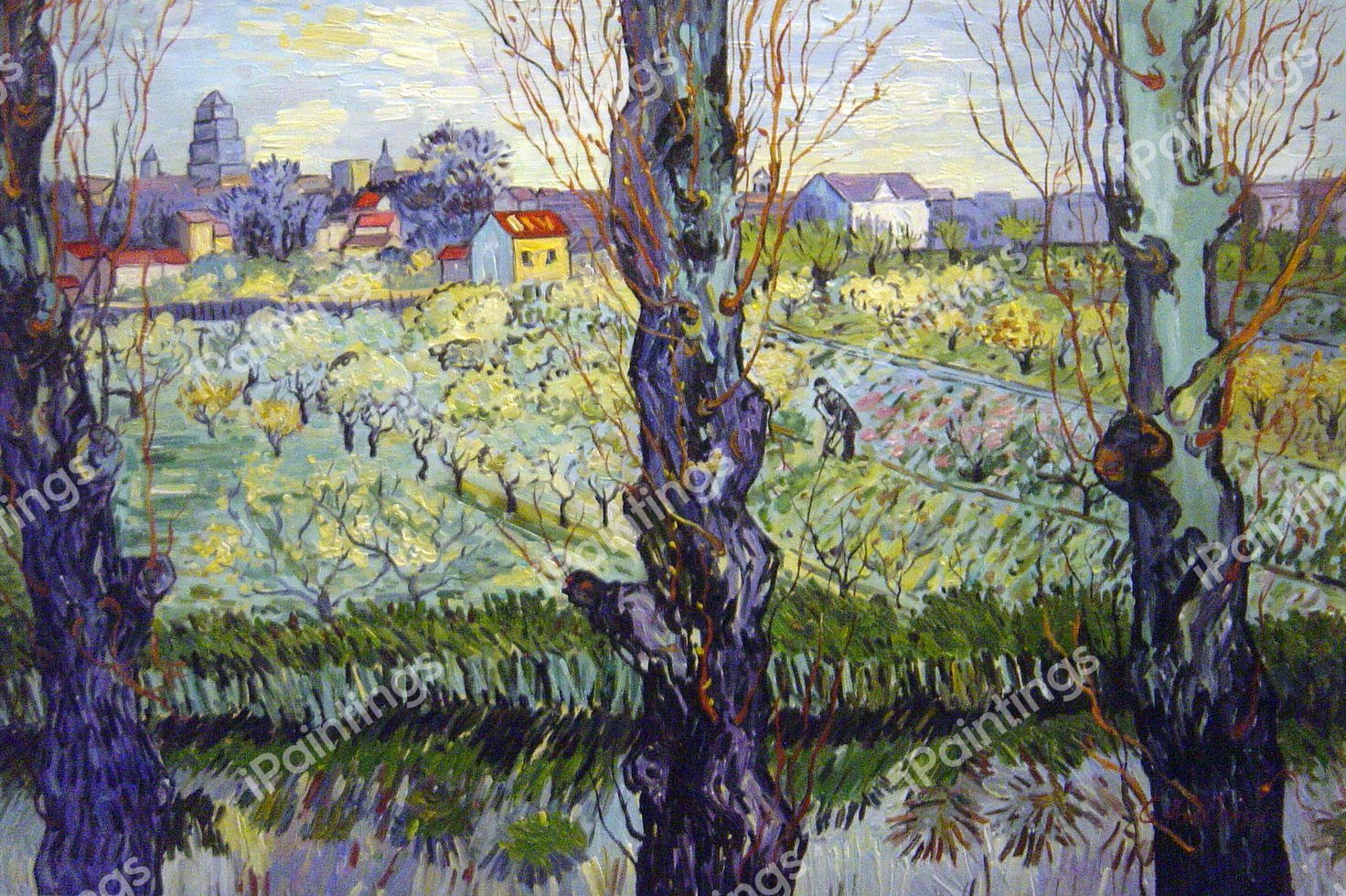 View Of Arles. The painting by Vincent Van Gogh