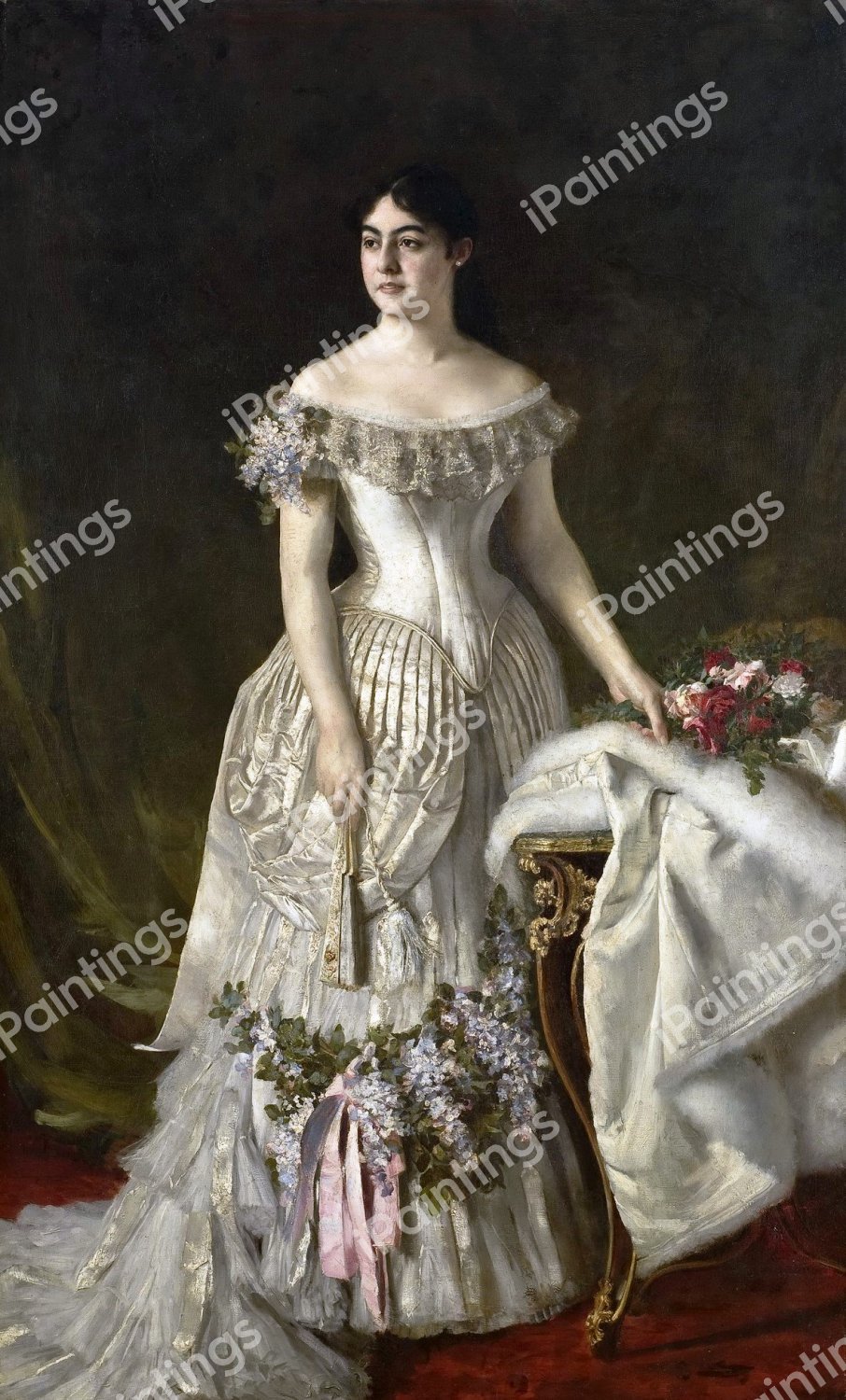 Kraljica Natalija. The painting by Vlaho Bukovac