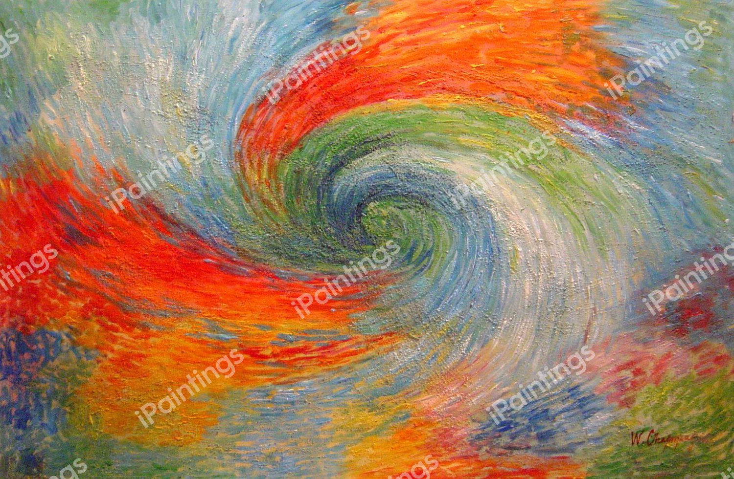 Vortex Abstract. The painting by Our Originals
