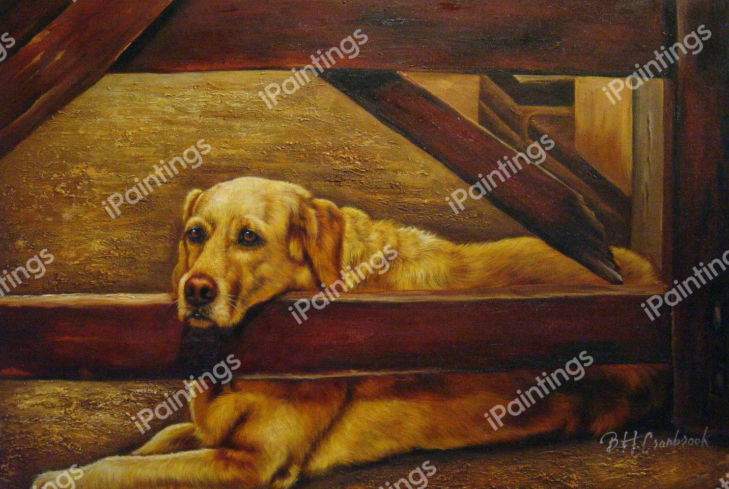 Waiting for Master. The painting by Our Originals