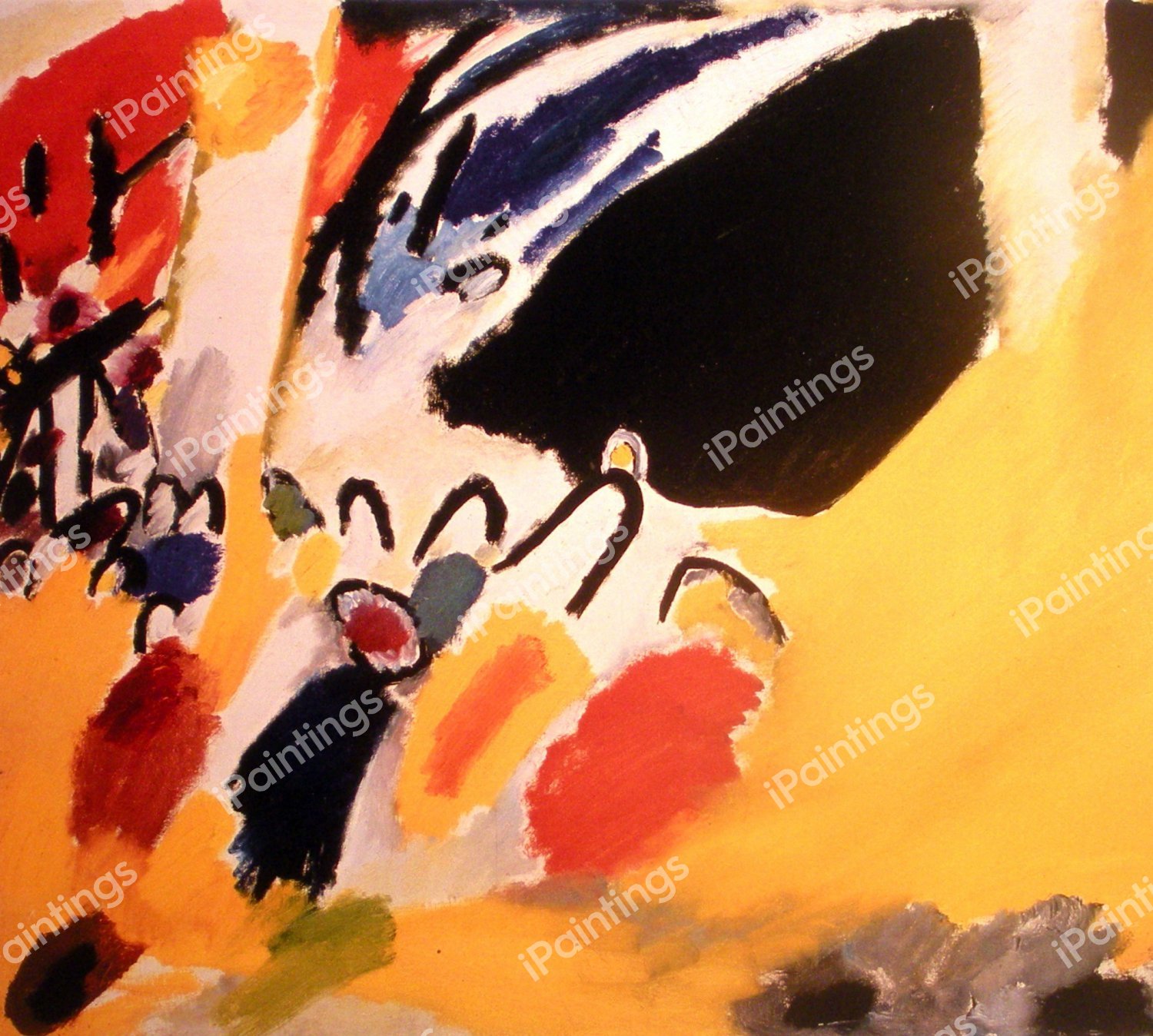 Impression III (Concert), 1911. The painting by Wassily Kandinsky