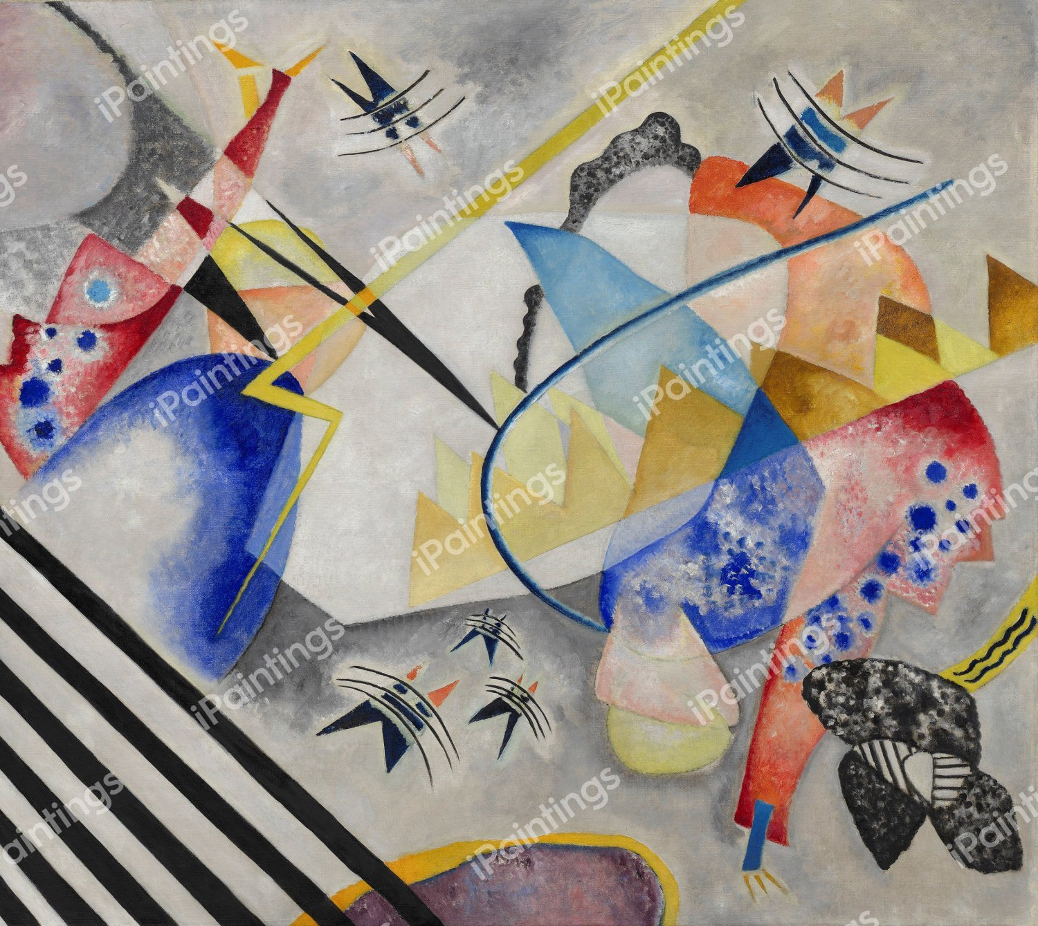 White Center, 1921. The painting by Wassily Kandinsky
