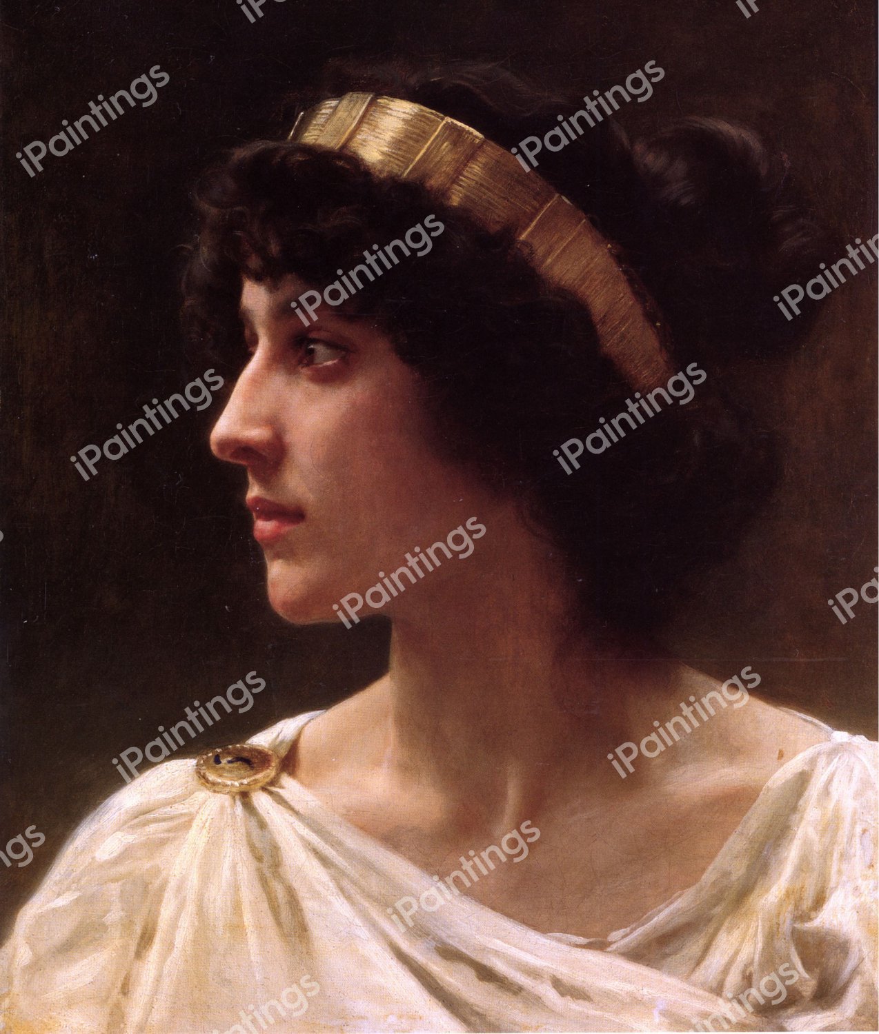 Irene. The painting by William-Adolphe Bouguereau