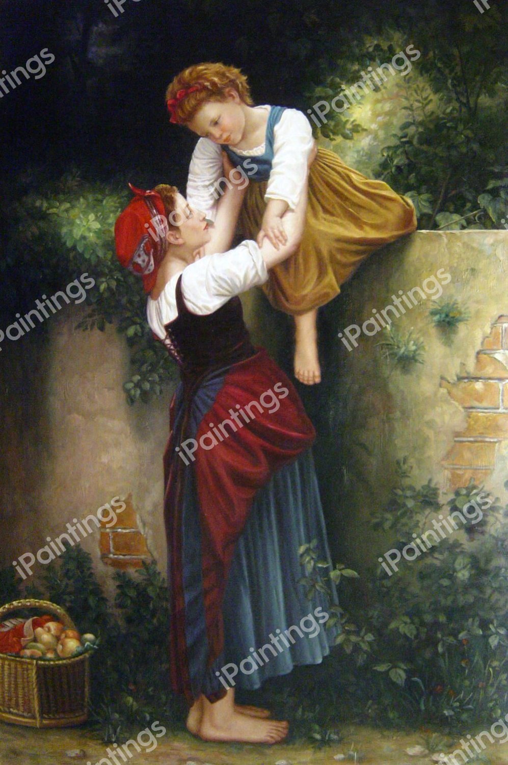 Little Marauders. The painting by William-Adolphe Bouguereau