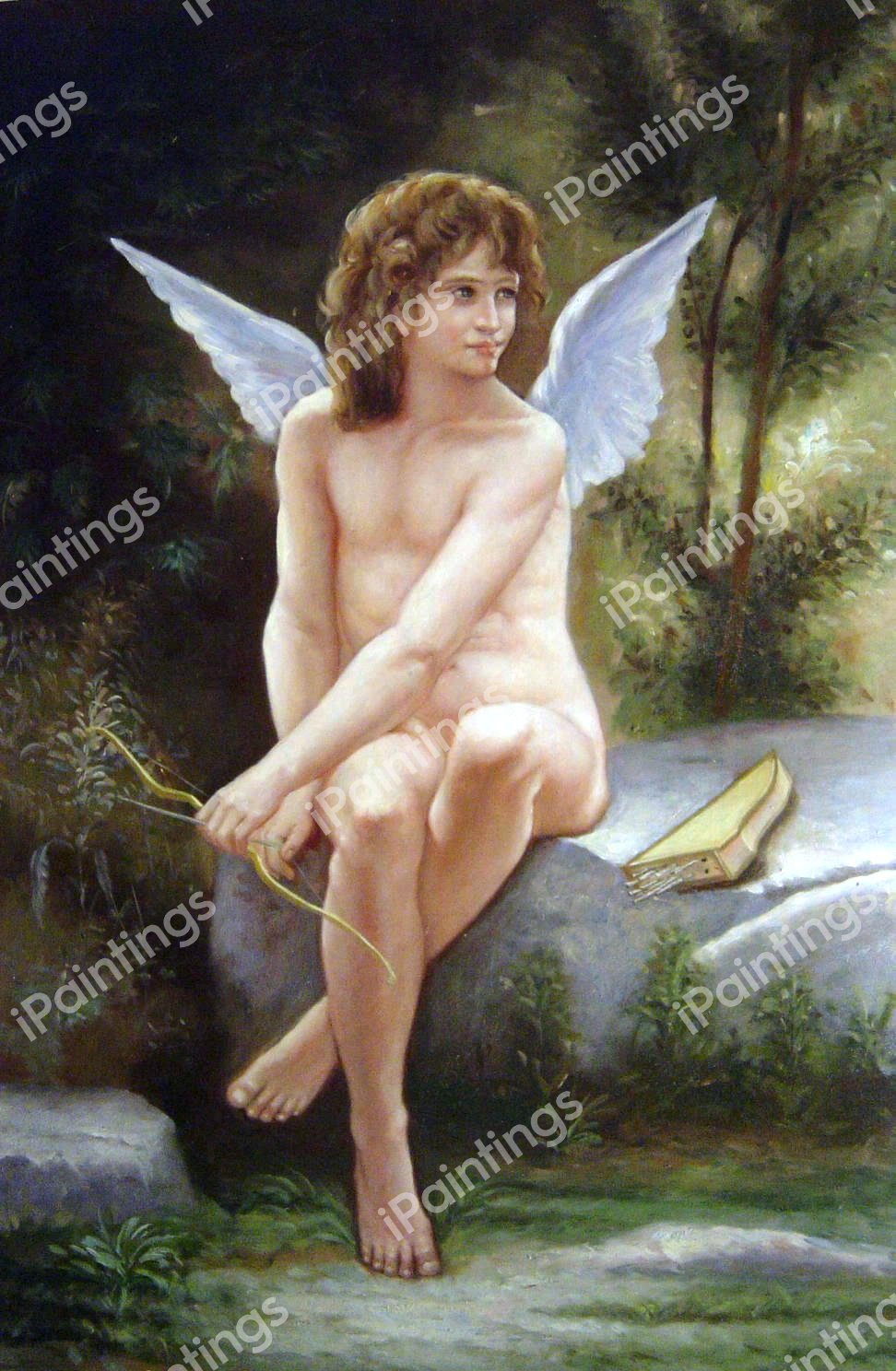 Love On The Look Out. The painting by William-Adolphe Bouguereau