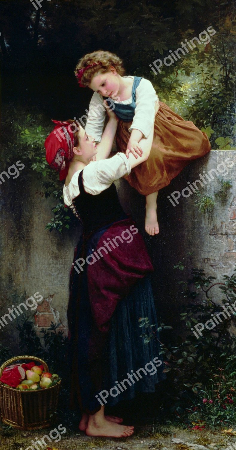 The Little Marauders. The painting by William-Adolphe Bouguereau