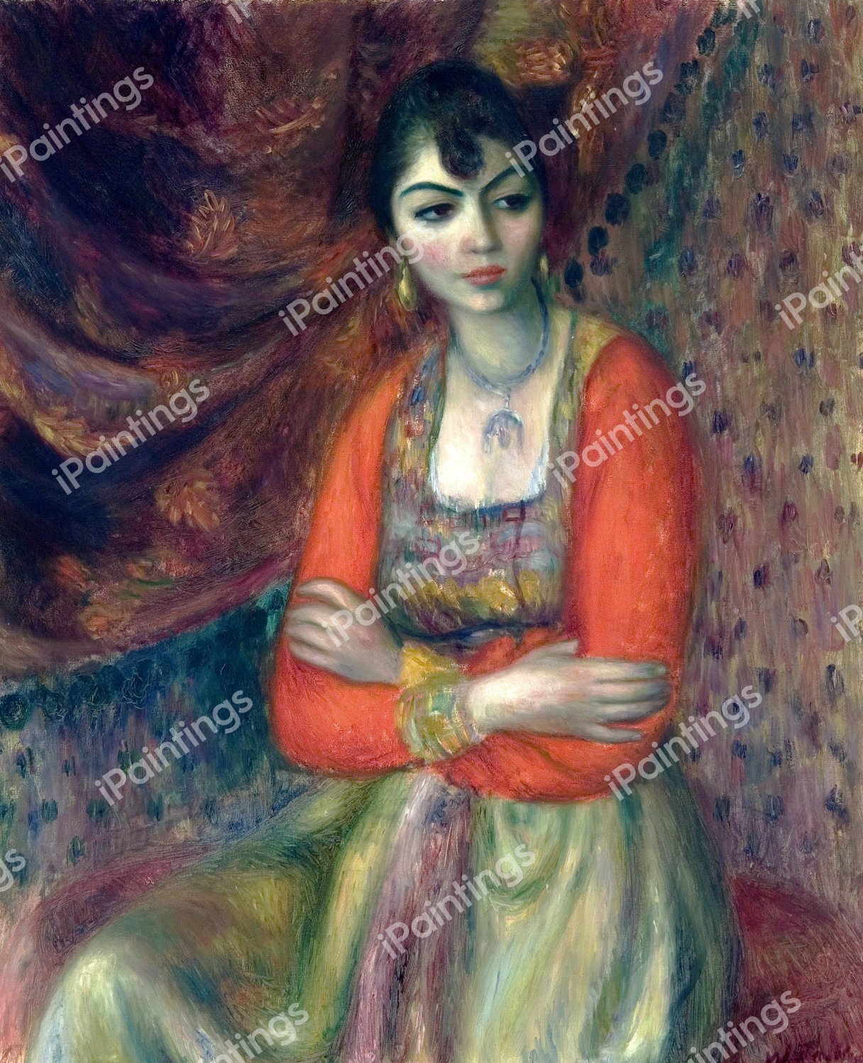 Armenian Girl. The painting by William Glackens
