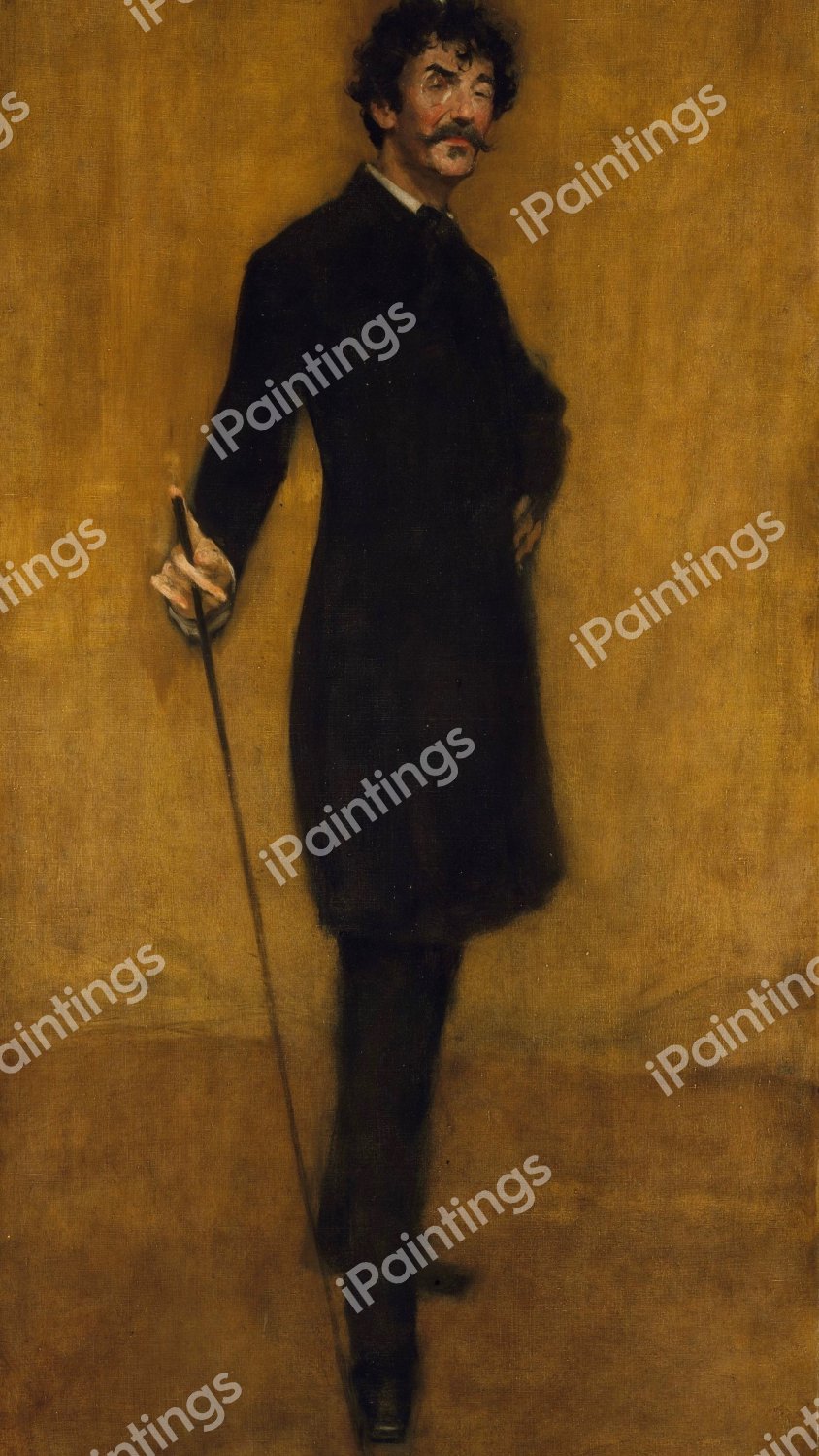 James Abbott McNeill Whistler. The painting by William Merritt Chase