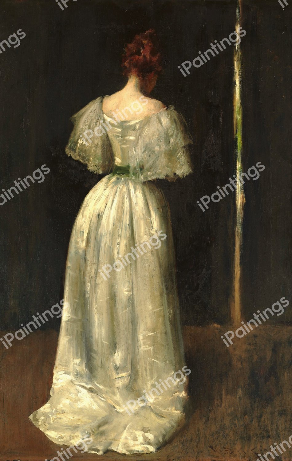 Seventeenth Century Lady. The painting by William Merritt Chase
