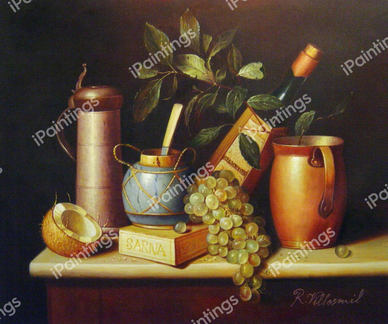 Just Dessert. The painting by William Michael Harnett