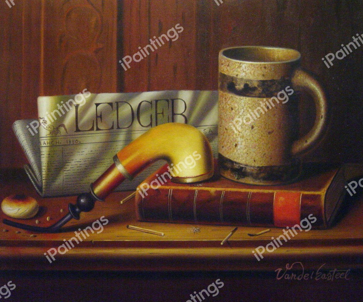 Philadelphia Public Ledger, March 2, 1880. The painting by William Michael Harnett