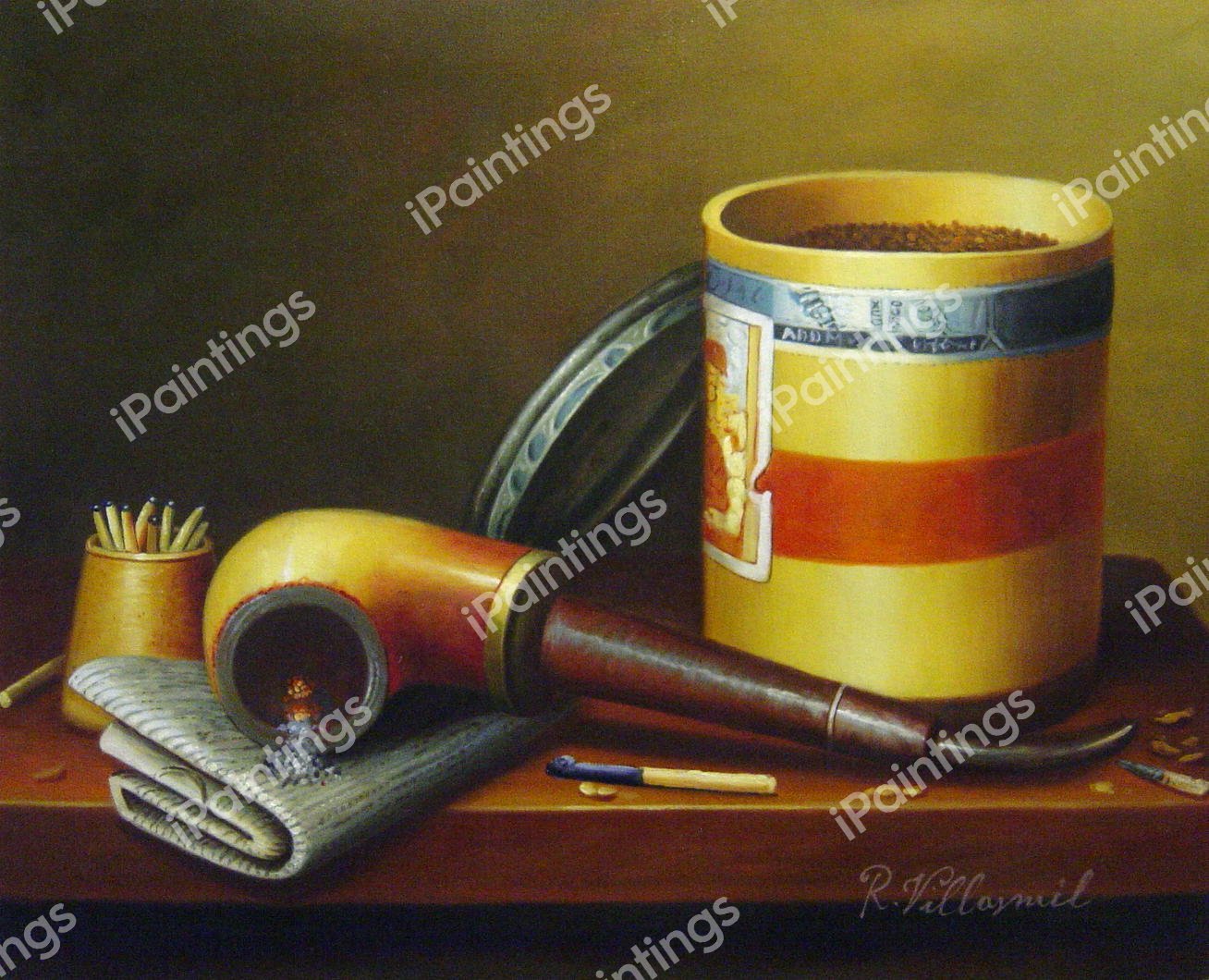Still Life. The painting by William Michael Harnett
