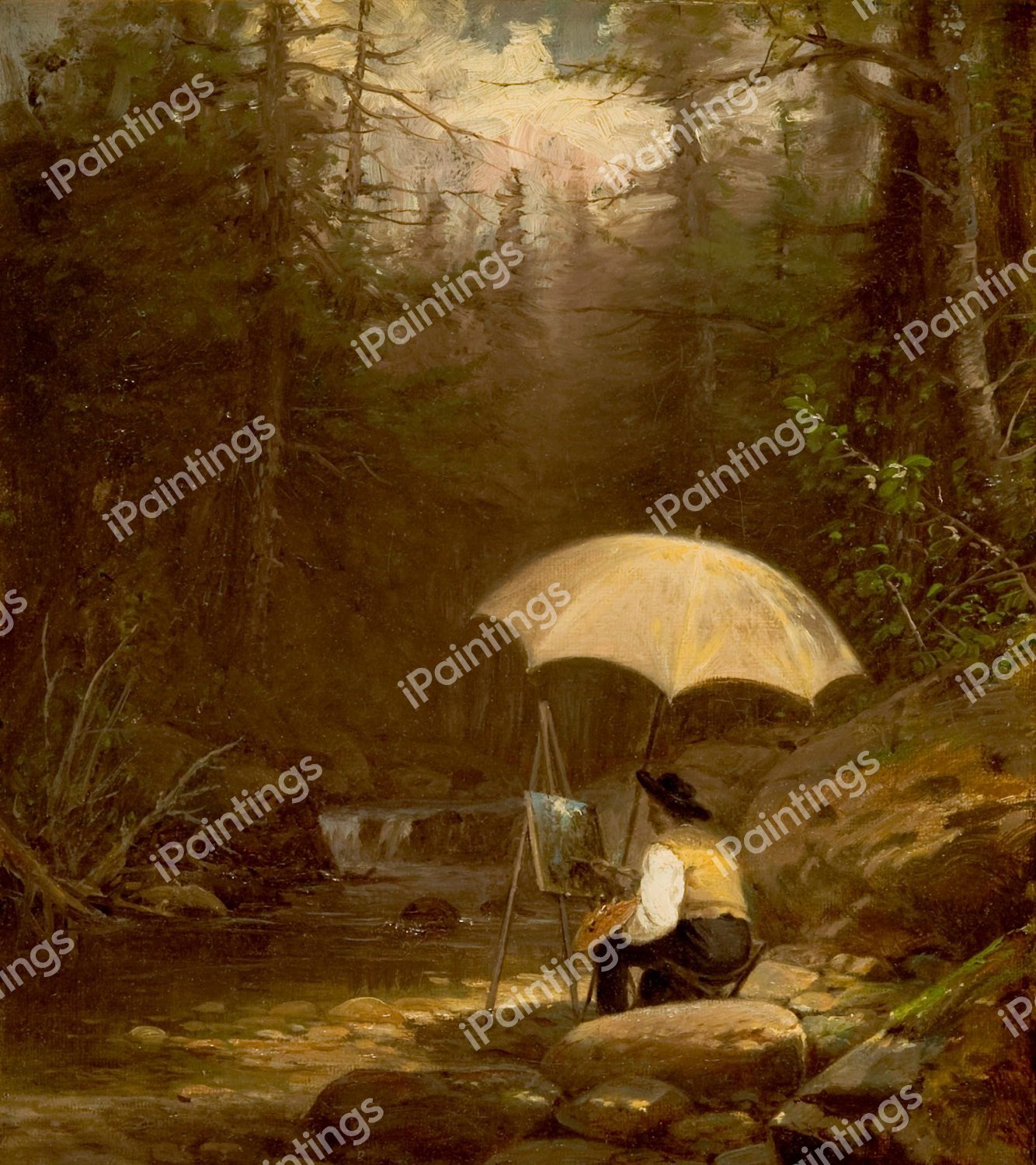 The Artist. The painting by William Richardson Tyler