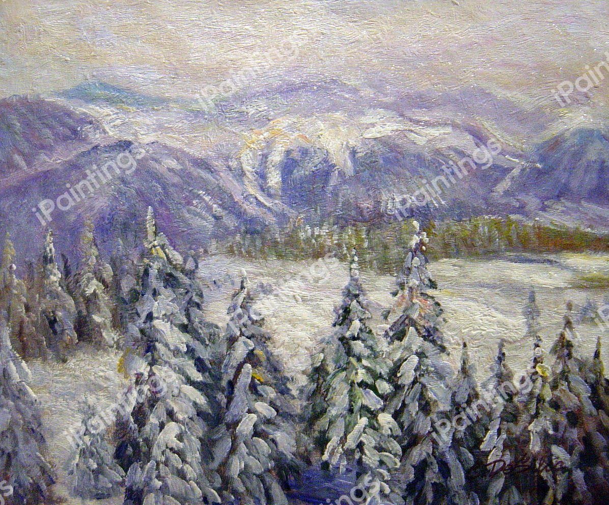 The White Silence, Montana. The painting by William Samuel Horton
