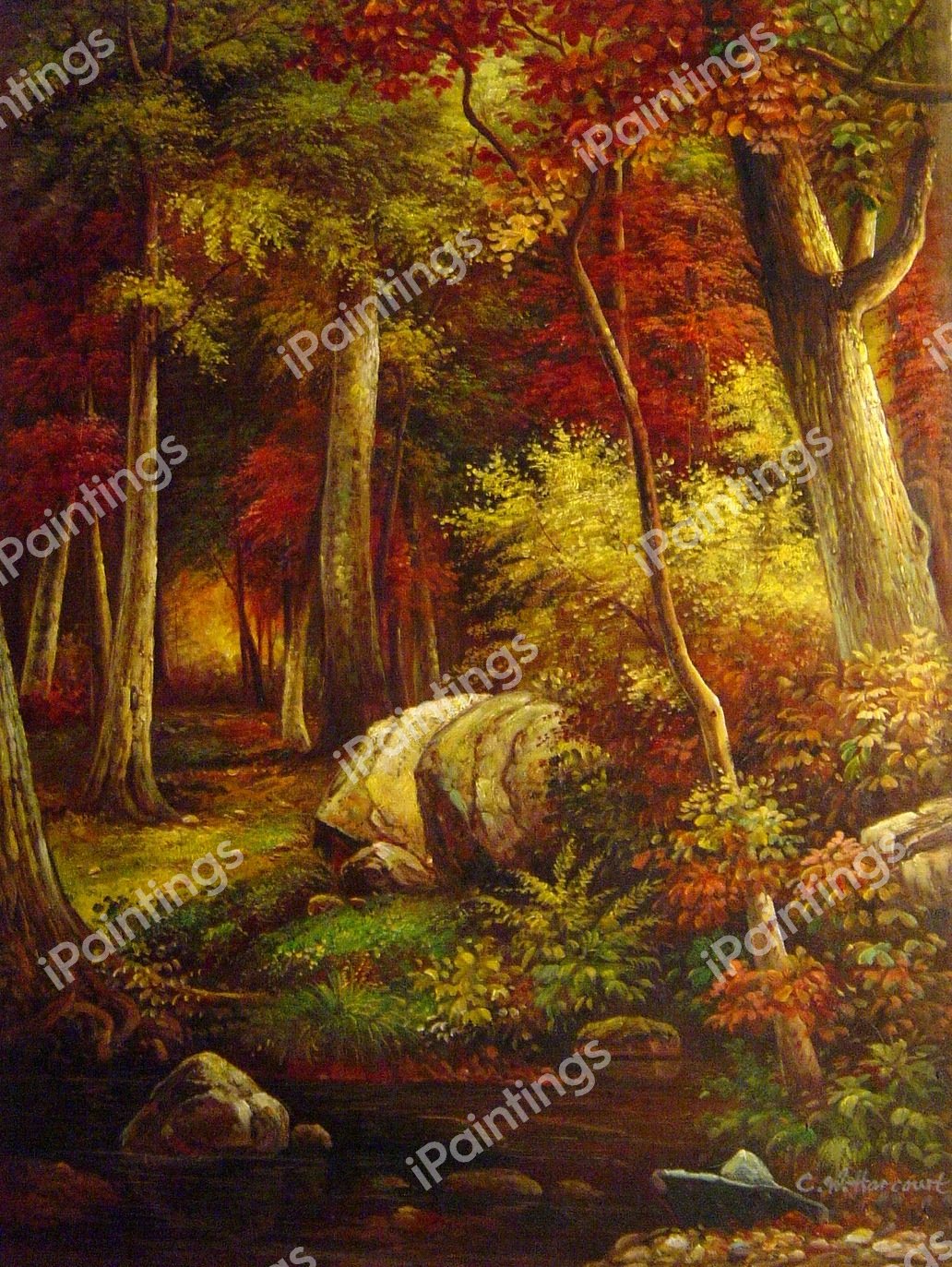 October. The painting by William Trost Richards