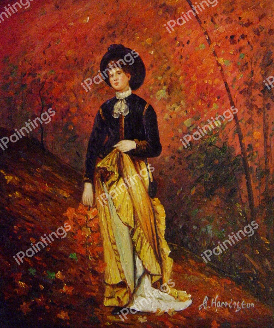 Autumn. The painting by Winslow Homer