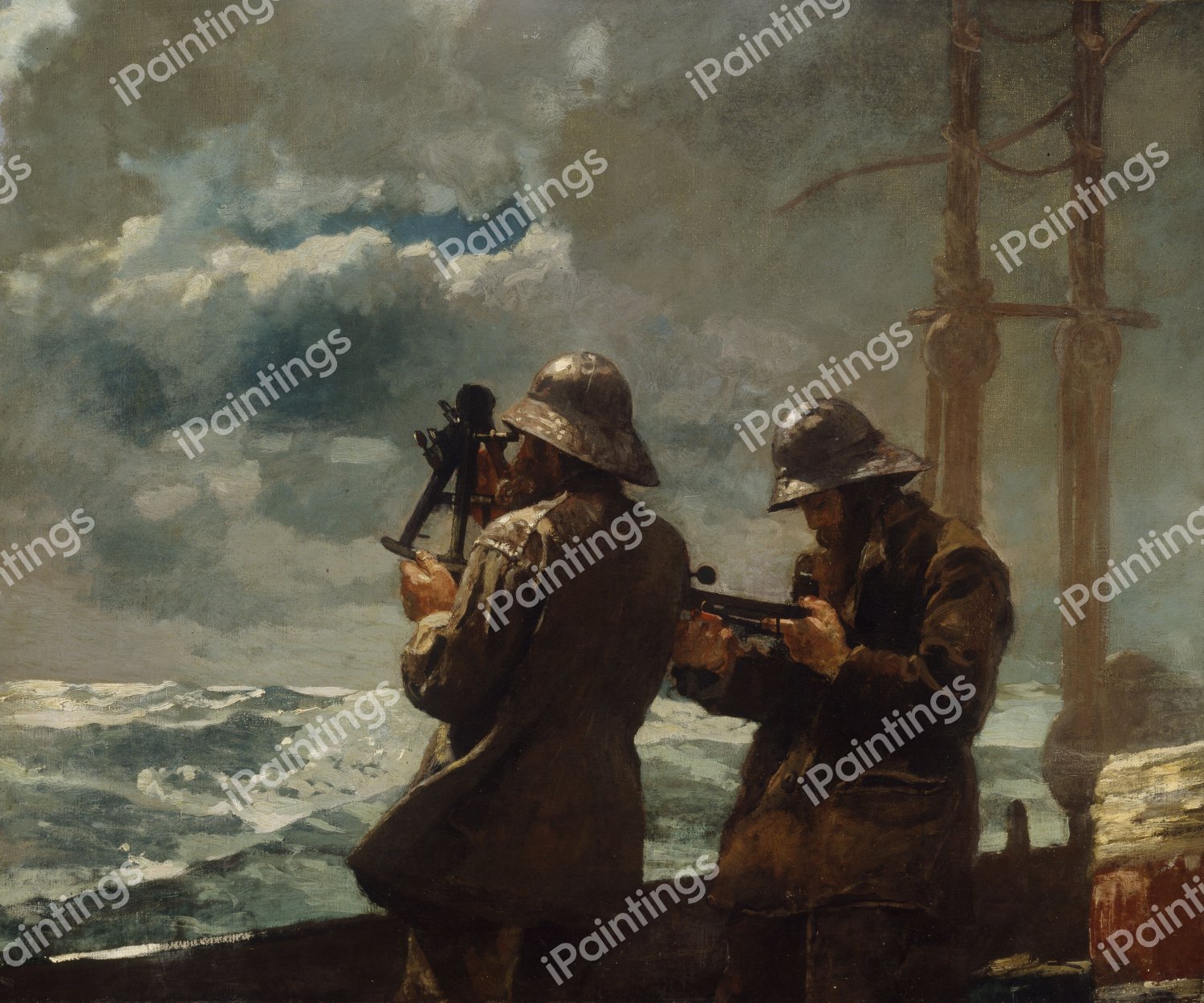 Eight Bells. The painting by Winslow Homer