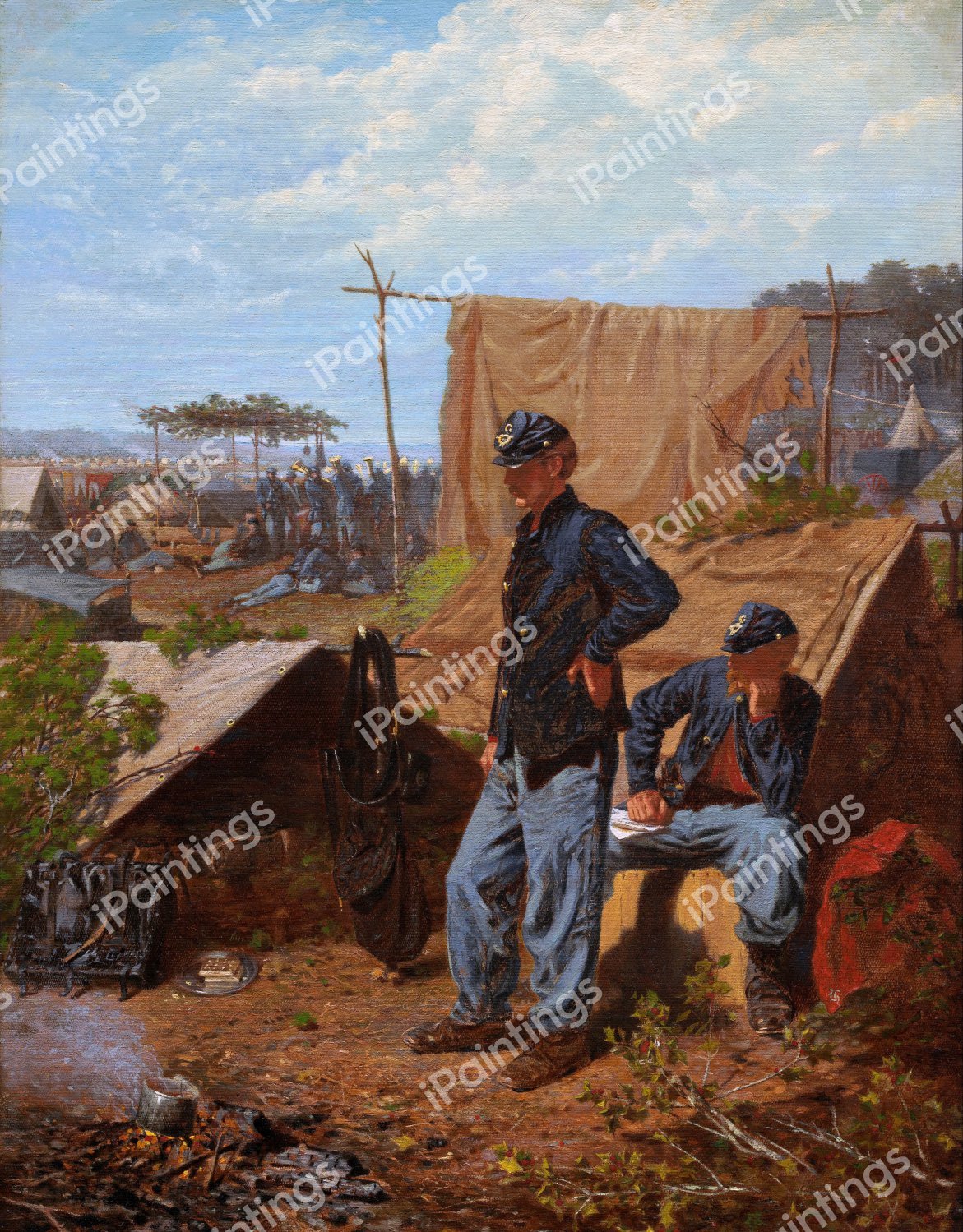 Home Sweet Home. The painting by Winslow Homer